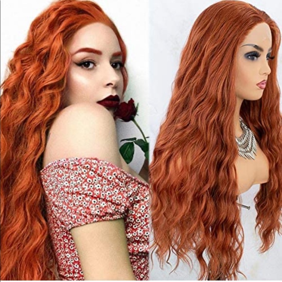 JILL 22” AUBURN BODY WAVY lace front wig *NEW*